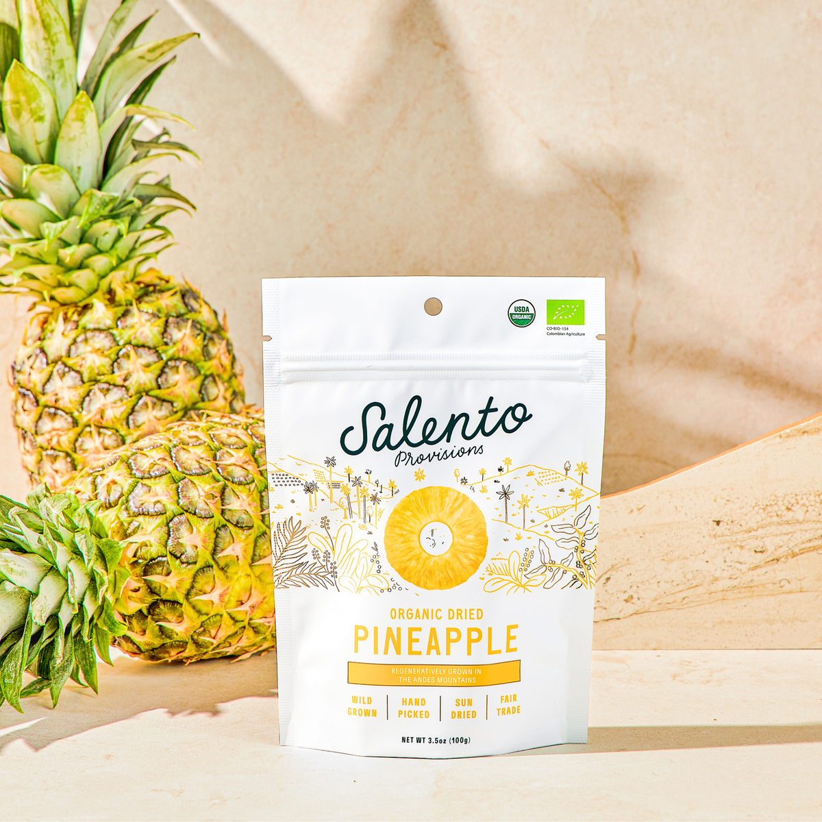 Organic Dried Pineapple