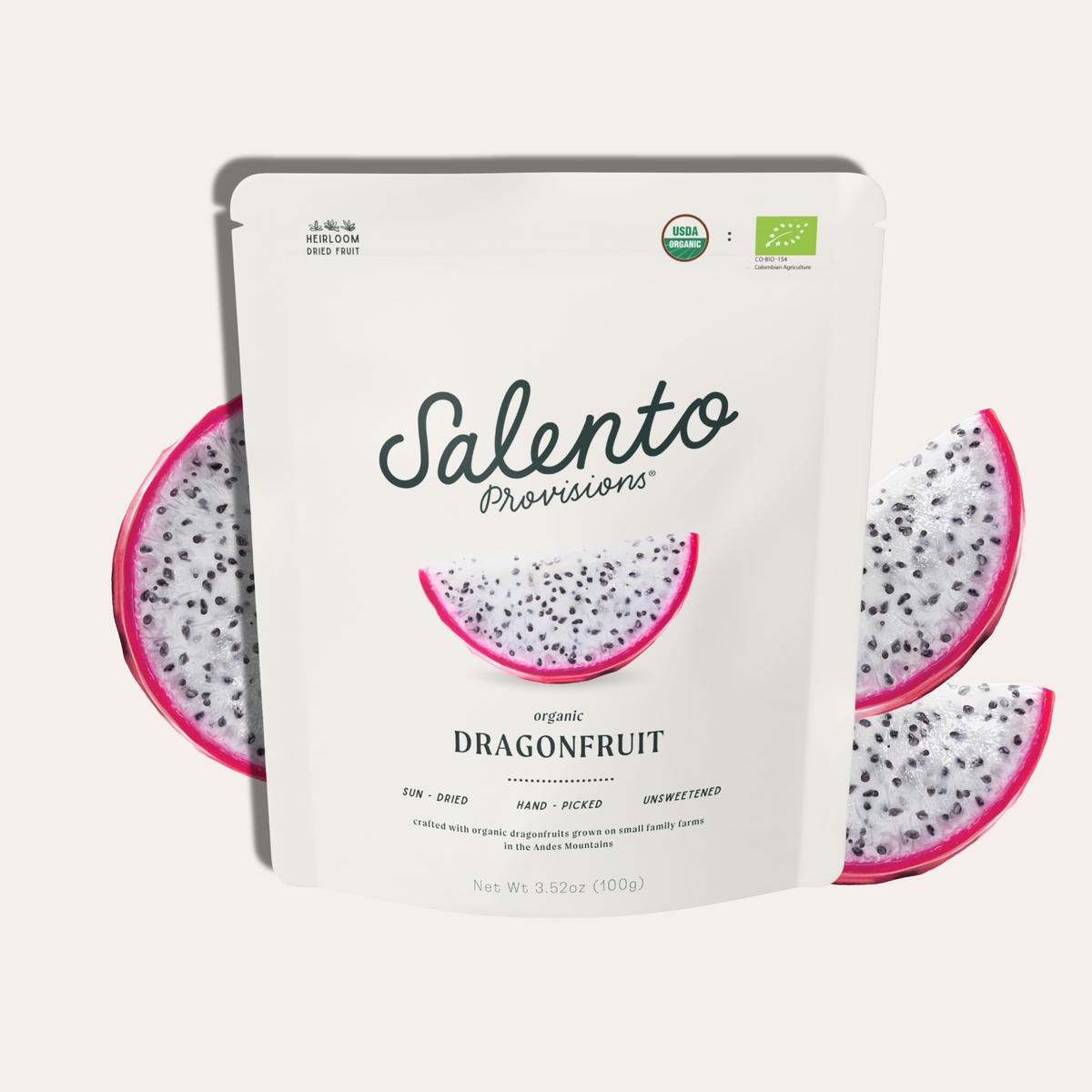 Organic Dried Dragonfruit 3.5oz (100g)