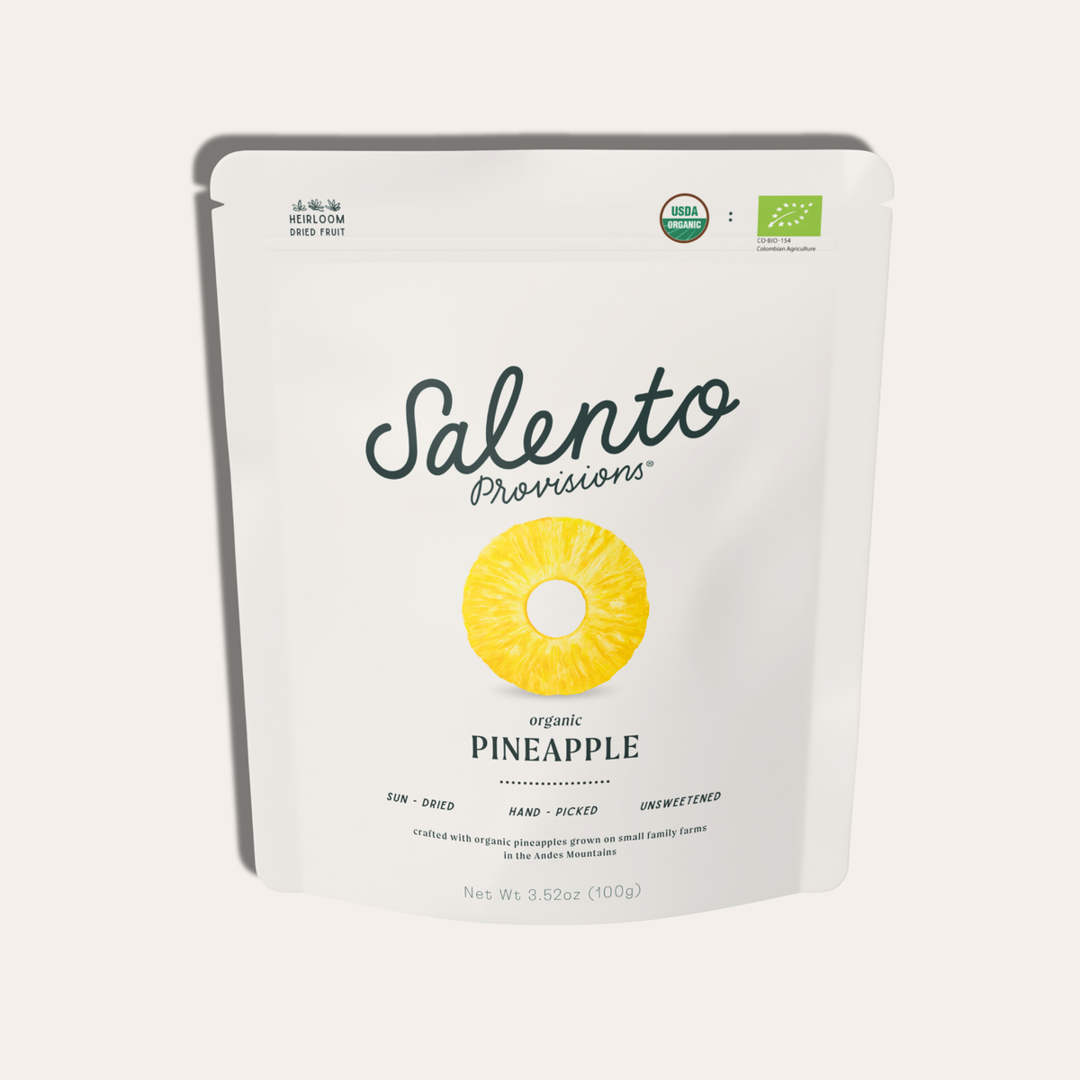 Organic Dried Pineapple 3.5oz (100g)